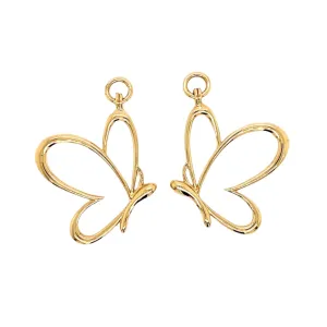 18k Yellow Gold Butterfly Jackets