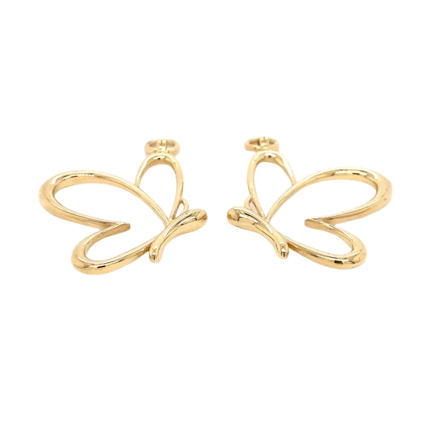 18k Yellow Gold Butterfly Jackets