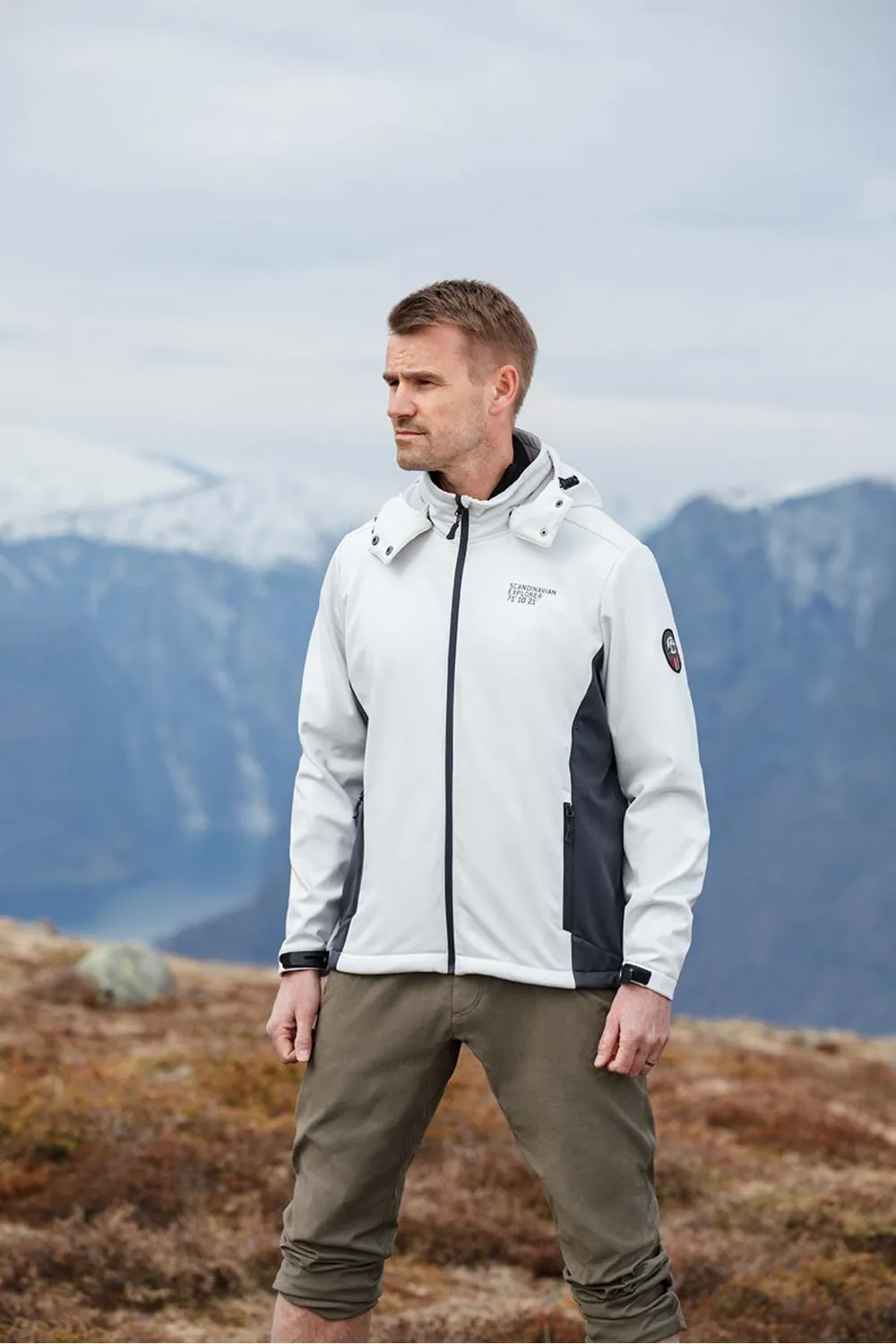 3 Layer Softshell Jacket - White