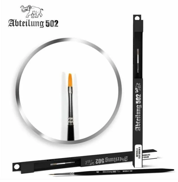 Abteilung 502 Deluxe Brushes - Flat Brush 4