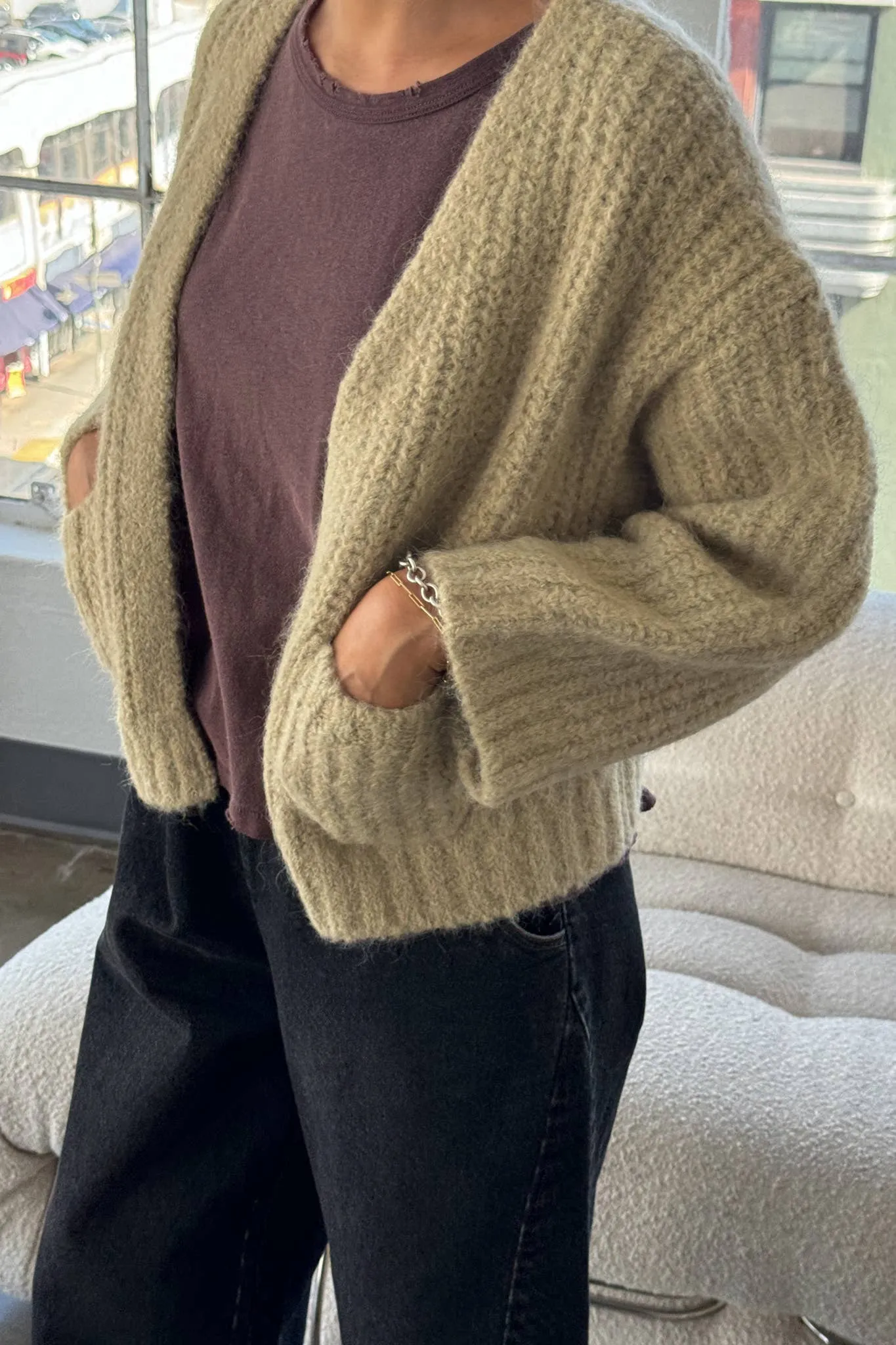 Alpaca Sweater Jacket