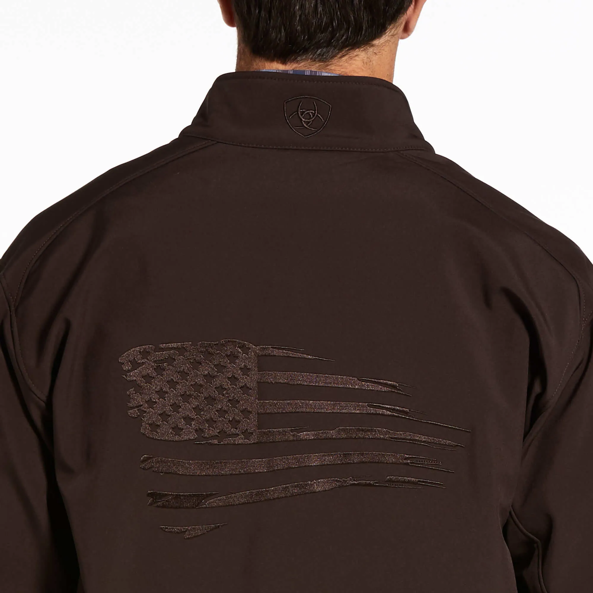 Ariat Men's Logo 2.0 Patriot Softshell Water Resistant Jacket