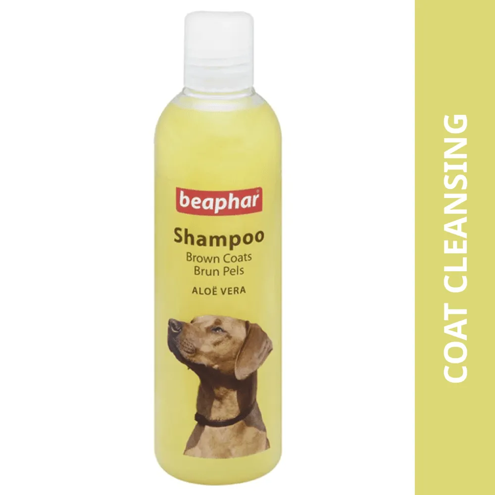 Beaphar Honey & Aloe Vera Herbal Brown Coat Dog Shampoo