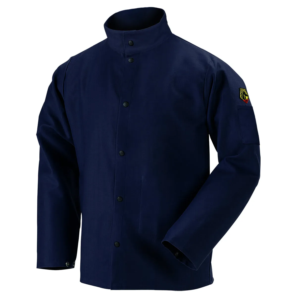 BLACK STALLION FN9-30C - Truguard FR Cotton Welding Jacket, Navy, Large