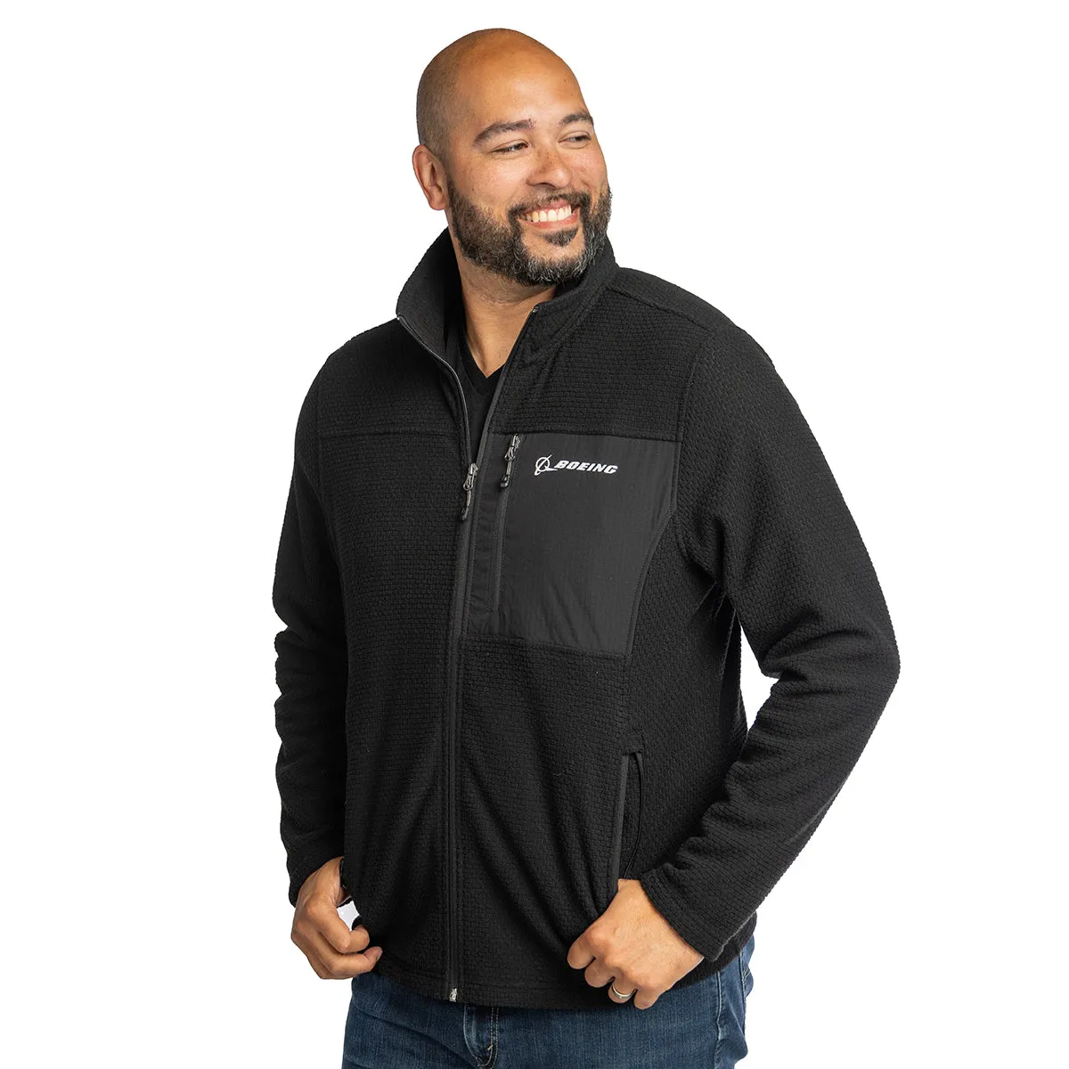 Boeing Men’s Brick Fleece Jacket