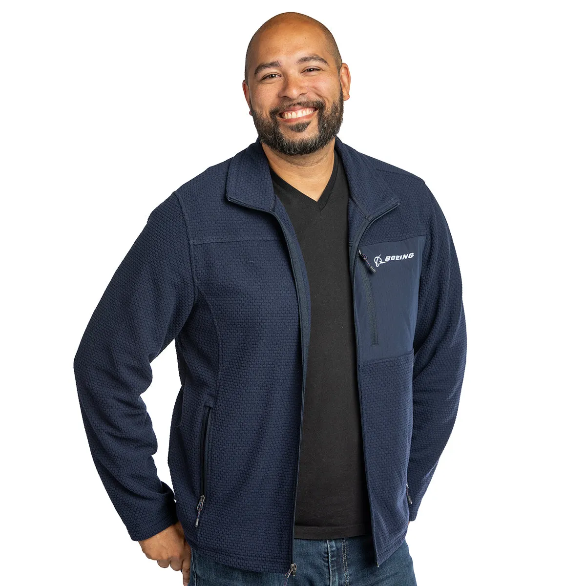 Boeing Men’s Brick Fleece Jacket