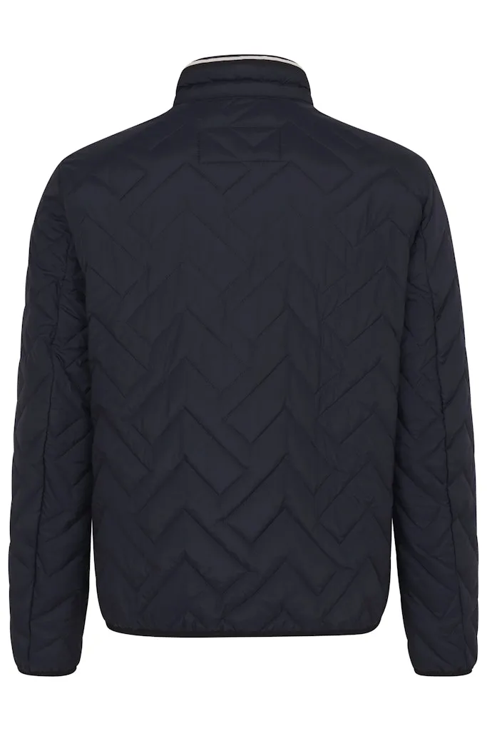 Bugatti - Bomber Quilted Jacket, Navy