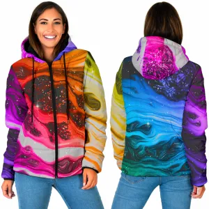 CALL ME BACK WOMENS HOODED WINTER  JACKET | MALA VIDA