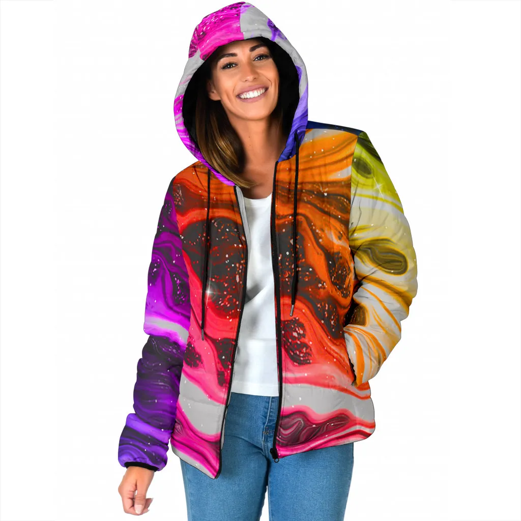 CALL ME BACK WOMENS HOODED WINTER  JACKET | MALA VIDA