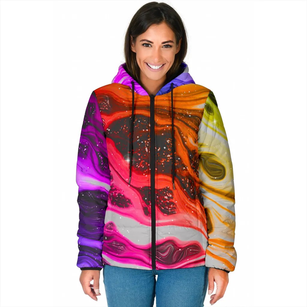 CALL ME BACK WOMENS HOODED WINTER  JACKET | MALA VIDA