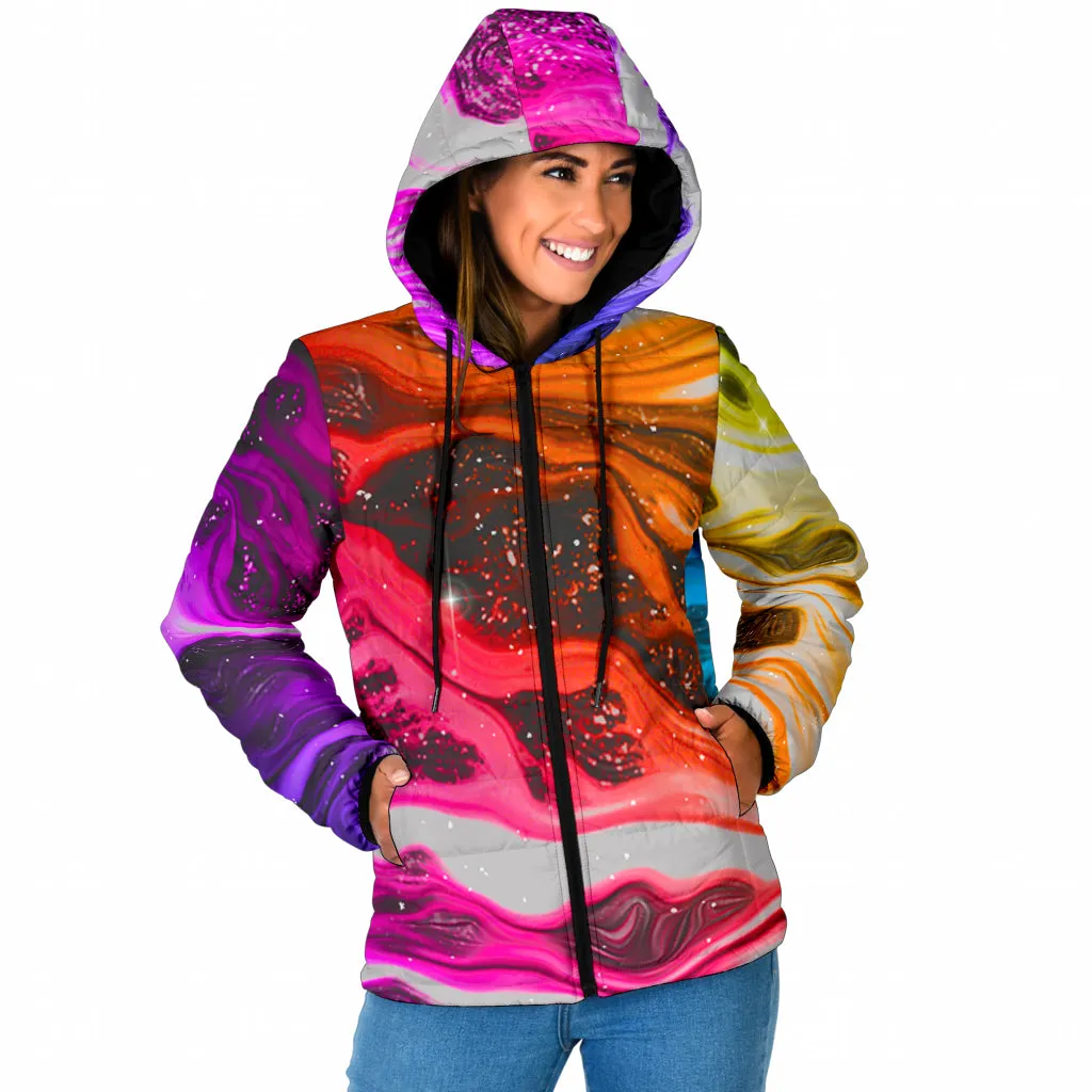 CALL ME BACK WOMENS HOODED WINTER  JACKET | MALA VIDA