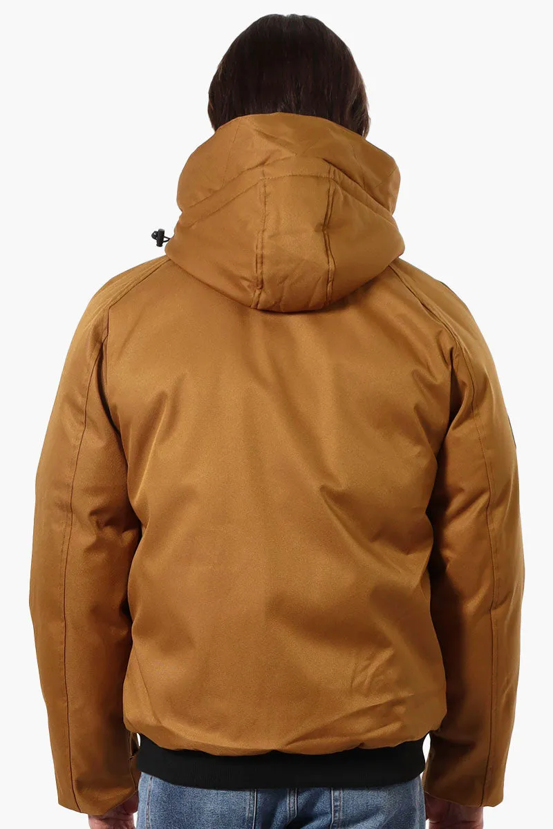 Canada Weather Gear Solid Twill Bomber Jacket - Camel