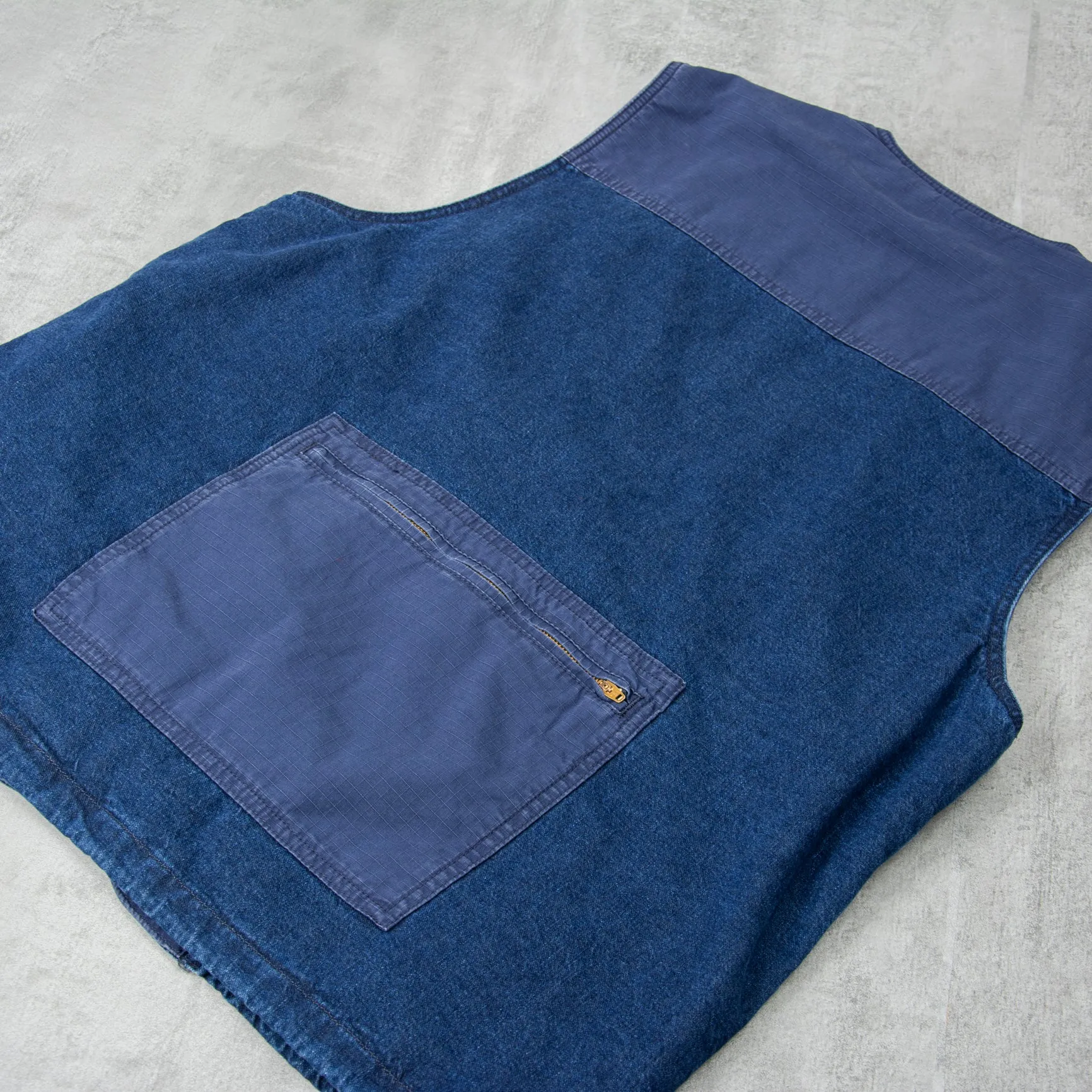 Carhartt WIP Alma Vest - Blue Stone Washed