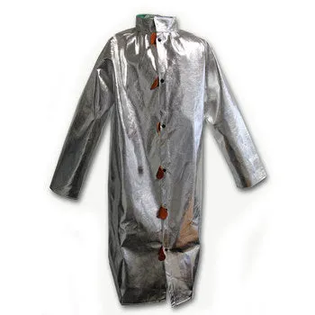 Chicago Protective Apparel 603-AKV Aluminized Para Aramid Blend Heat Resistive 50” Coat | Free Shipping and No Sales Tax