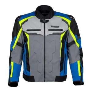 Cortech Men's Hyper-Flo Air Jacket - Blue/Hi-Viz