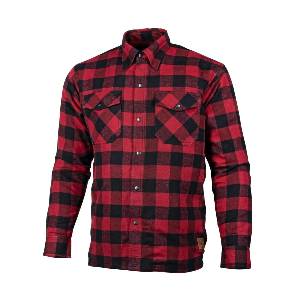 Cortech ‘The Bender’ Mens Red Tide Premium Motorcycle Riding Flannel Shirt with Armor