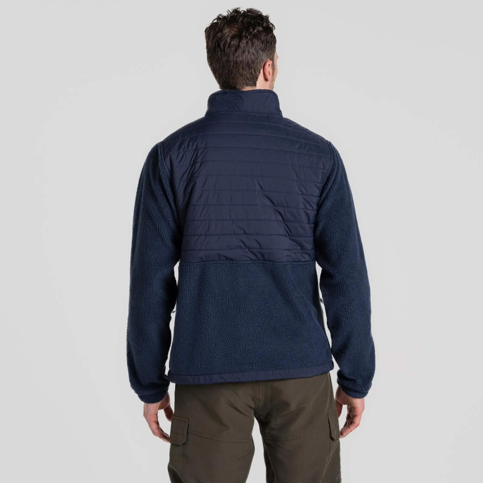 Craghoppers Mens Montadale Insulated Hybrid Borg Fleece Jacket