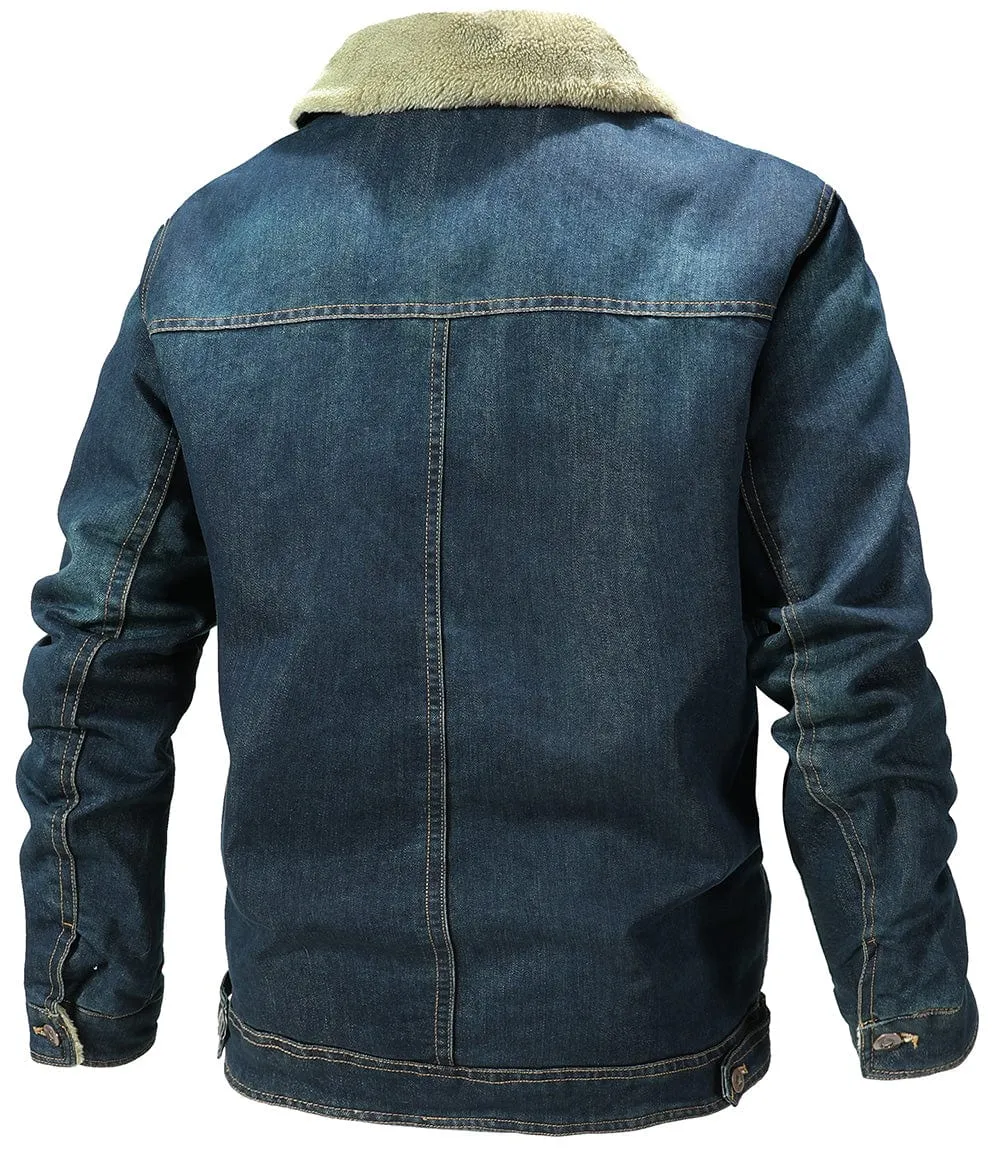 Fleece Denim Jacket (2 Designs)