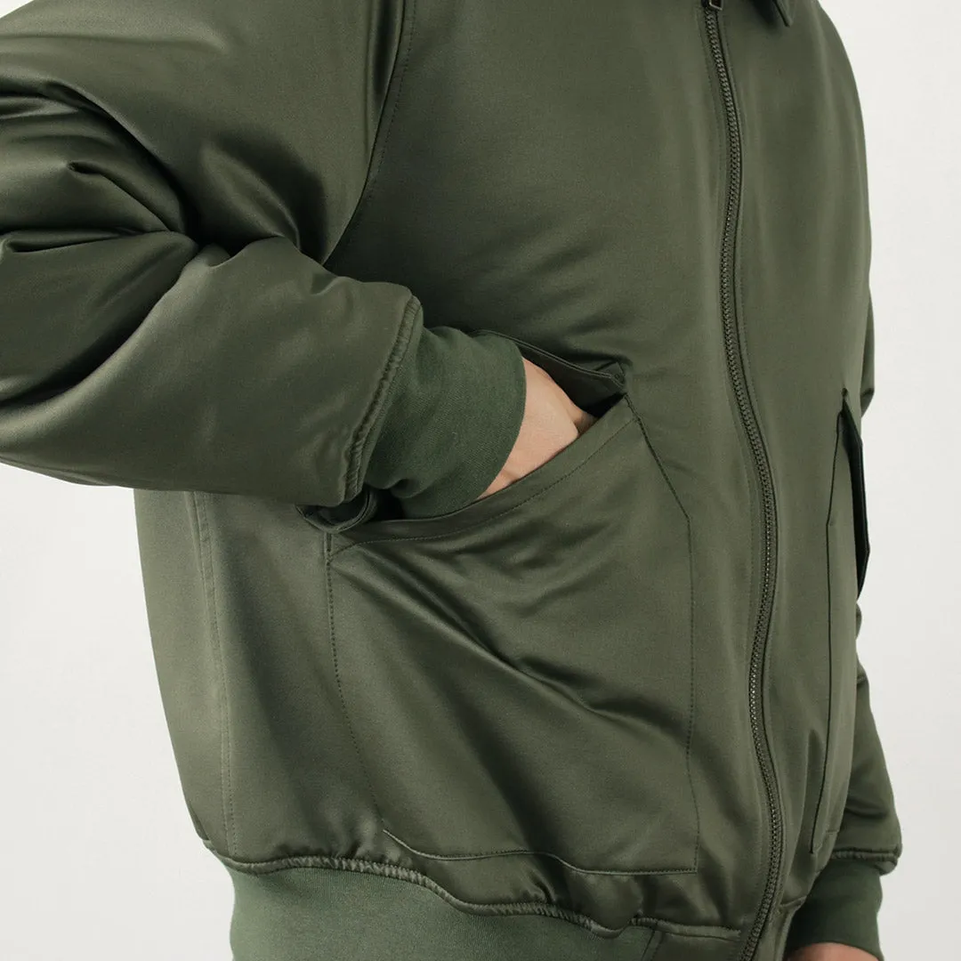 FNOR / Slight Satin Pair Away Flight Jacket