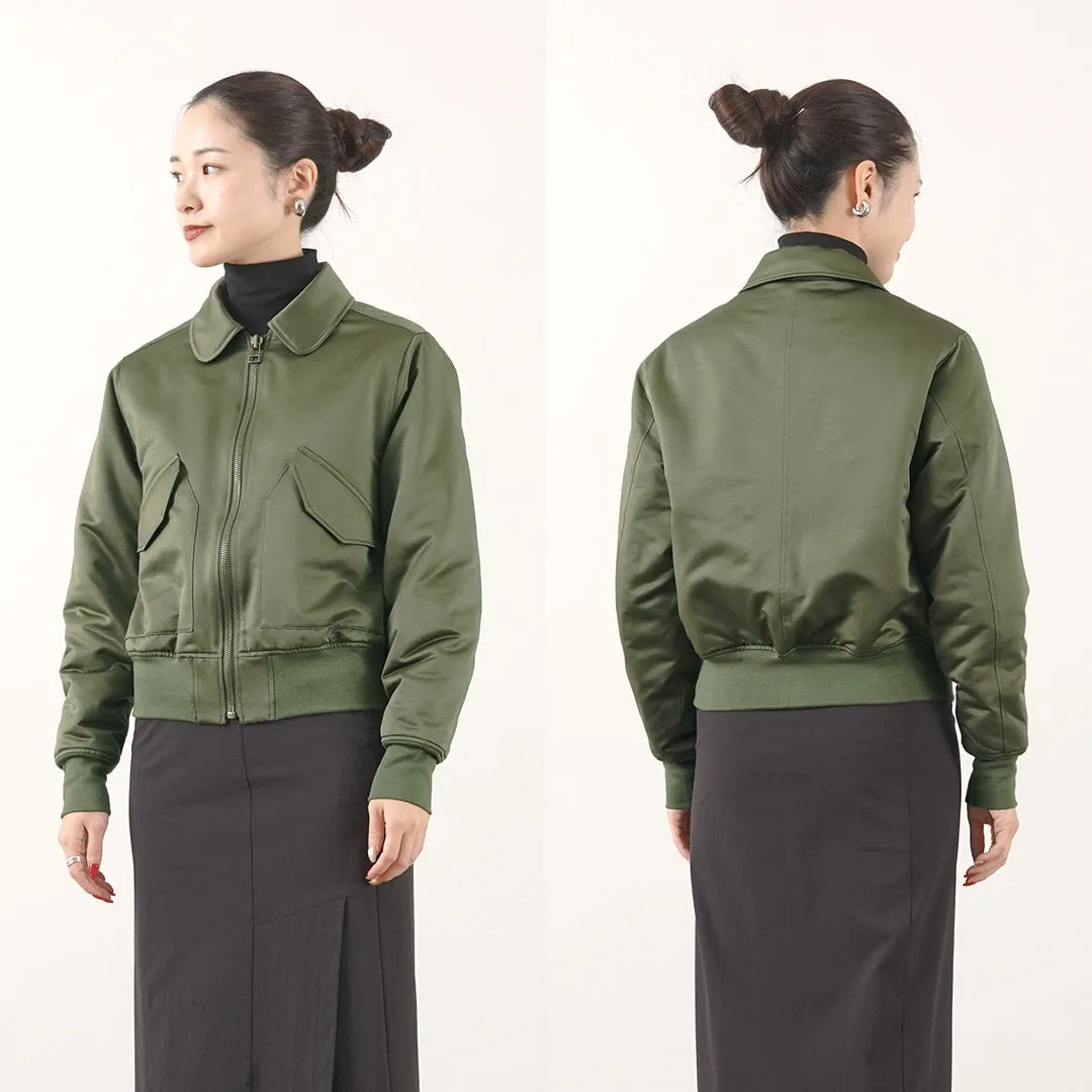 FNOR / Slight Satin Pair Away Flight Jacket