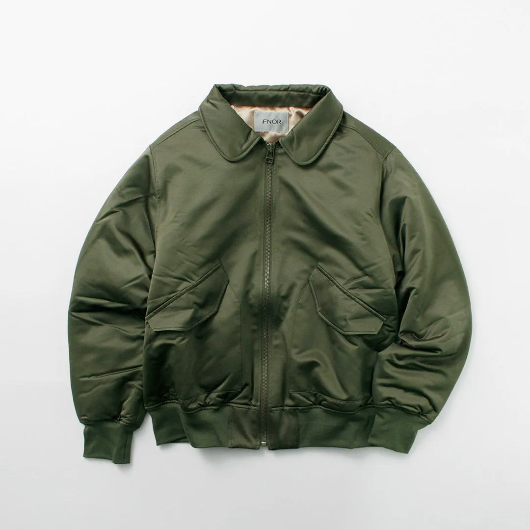 FNOR / Slight Satin Pair Away Flight Jacket