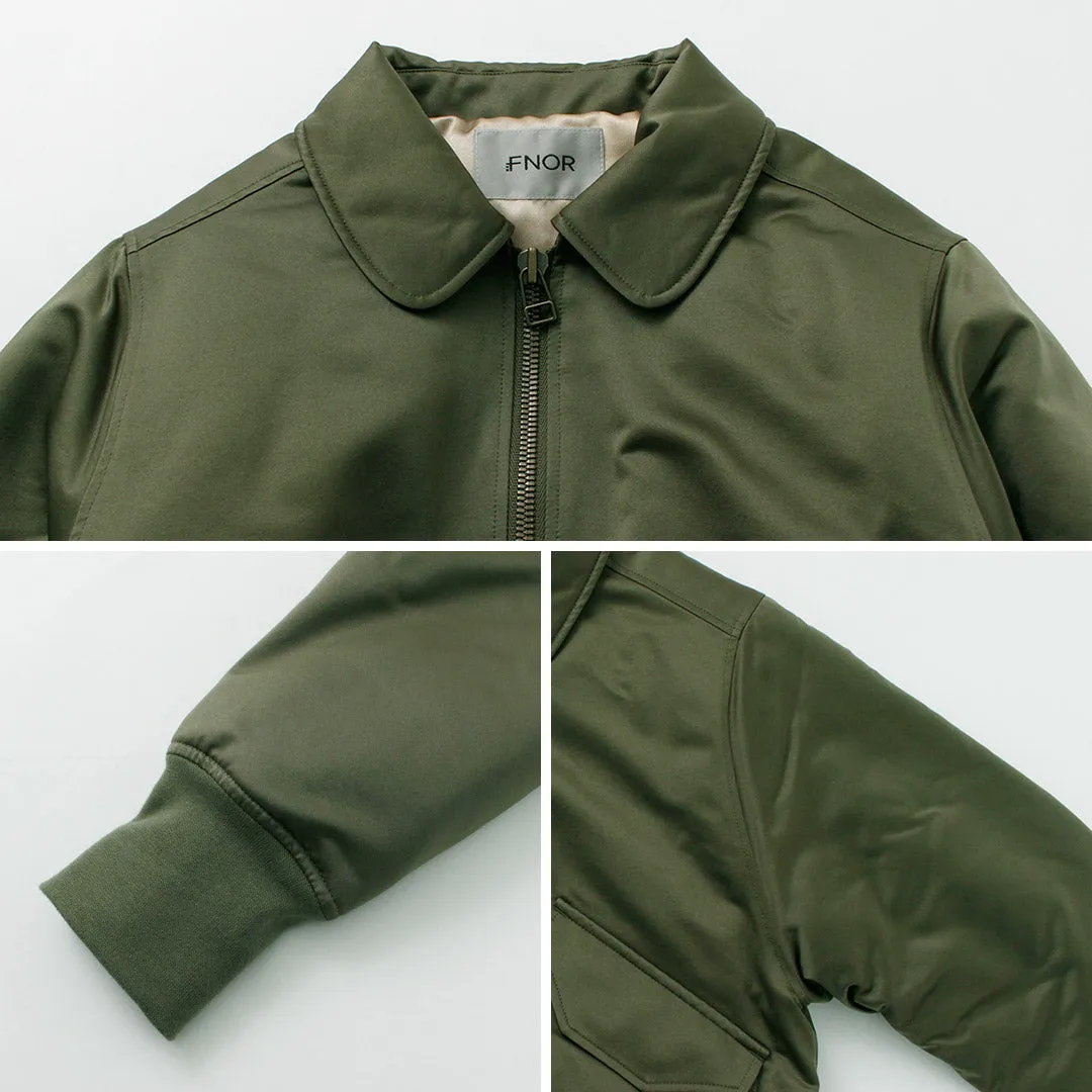 FNOR / Slight Satin Pair Away Flight Jacket