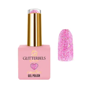 Glitterbels Gel Polish Hema Free Pout It Out 0.27 Fl Oz