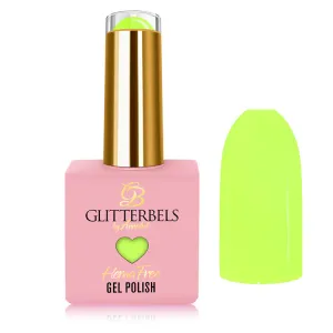 Glitterbels Gel Polish Hema Free The Getaway Collection Chat Up Lime 0.27 fl oz.