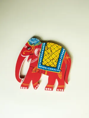 Handcrafted Wooden Jigsaw Puzzle - Elephant