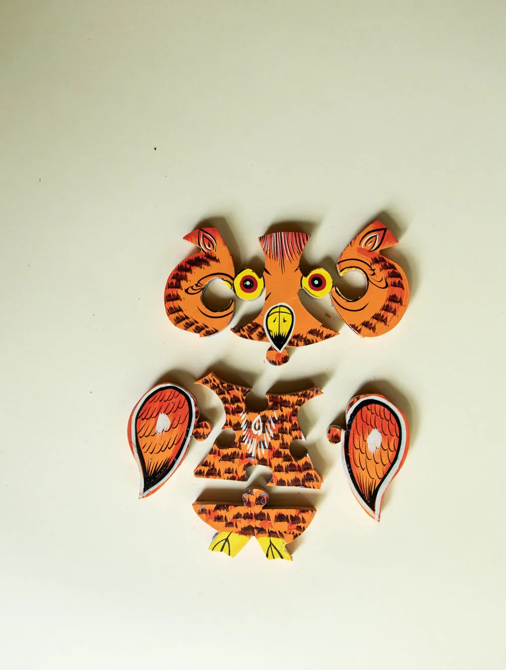 Handcrafted Wooden Jigsaw Puzzle - Owl