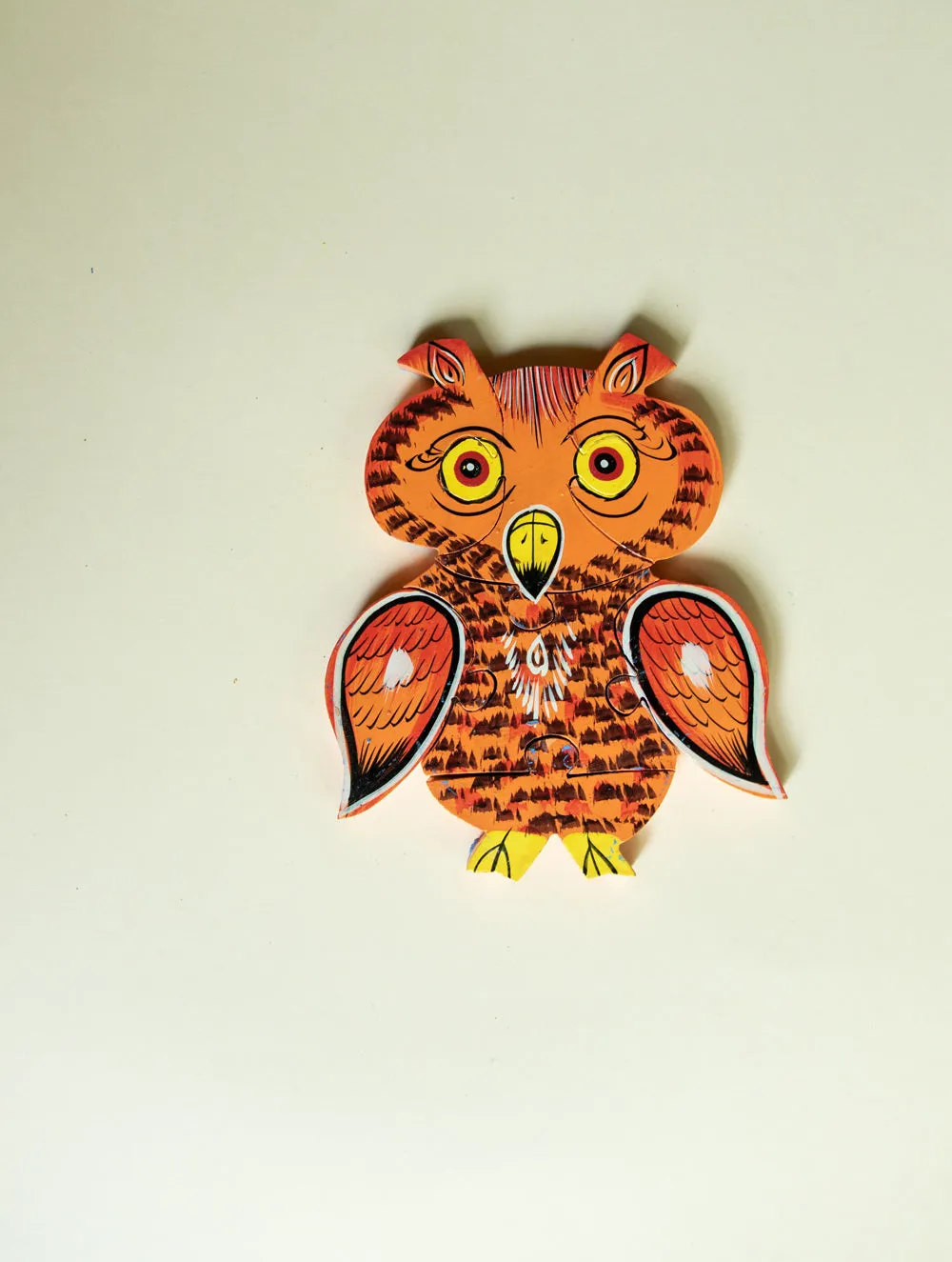 Handcrafted Wooden Jigsaw Puzzle - Owl