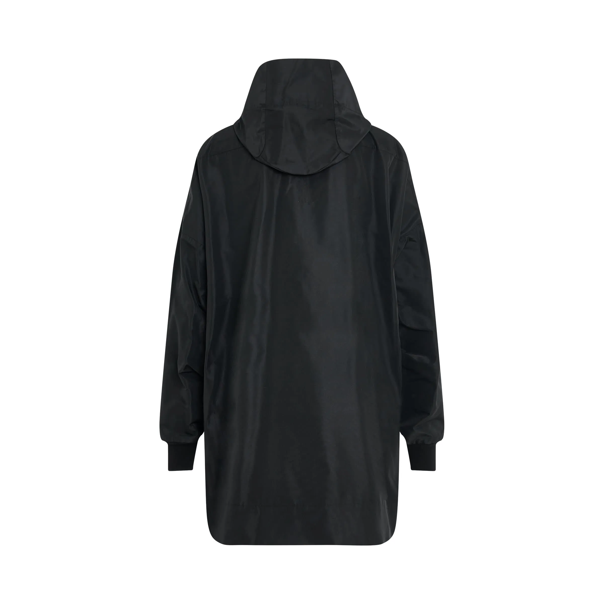 Jumbo Peter Hooded Jacket in Black