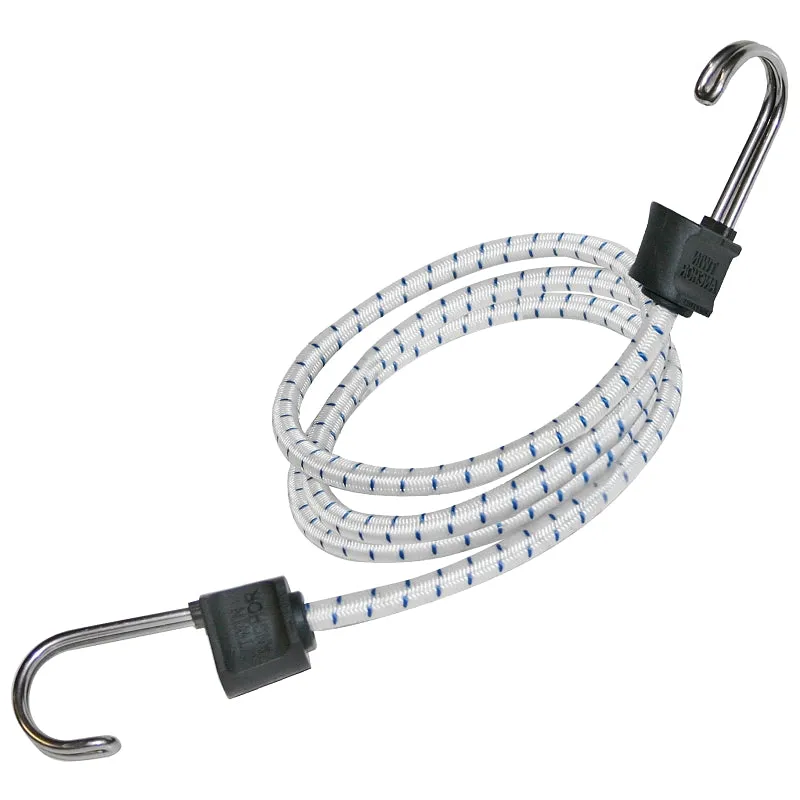 Keeper Twin Anchor 06276 Bungee Cord, 32 in L, Rubber, Hook End :EA: QUANTITY: 1