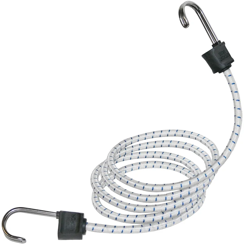 Keeper Twin Anchor 06280 Bungee Cord, 48 in L, Rubber, Hook End :EA: QUANTITY: 1