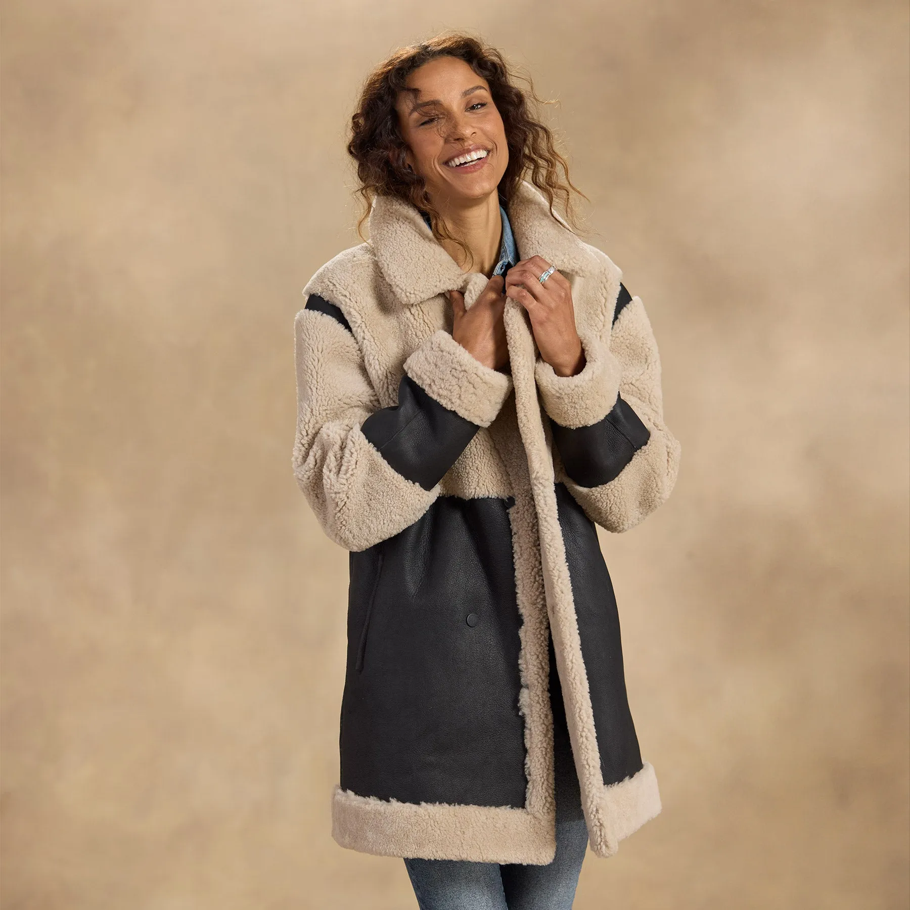 Lea Sofia Shearling Coat