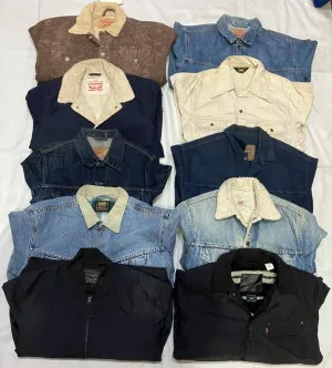 Levi's jackets (3 pieces) and Lee jackets (22 pieces)