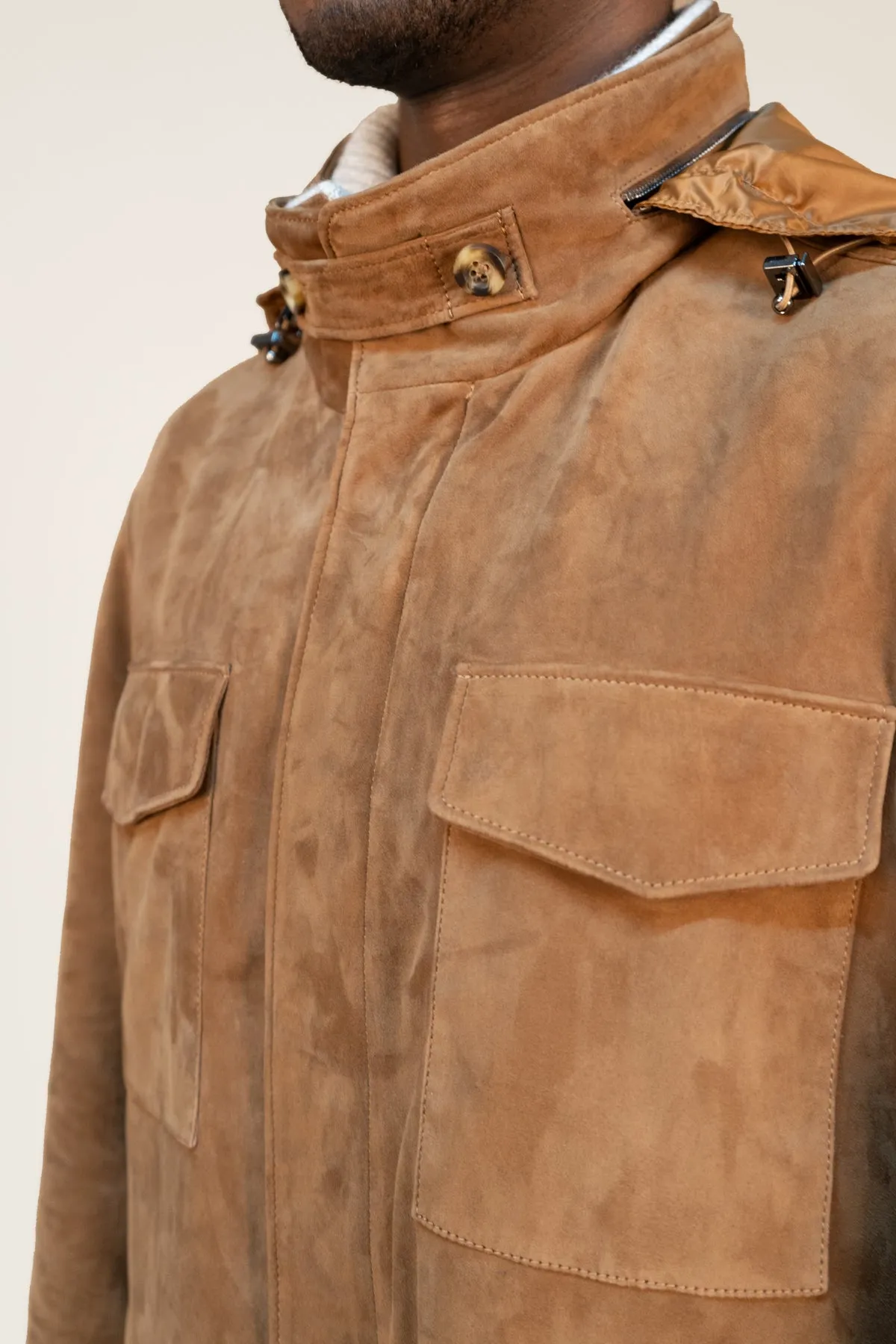 Light Chestnut Suede Jacket