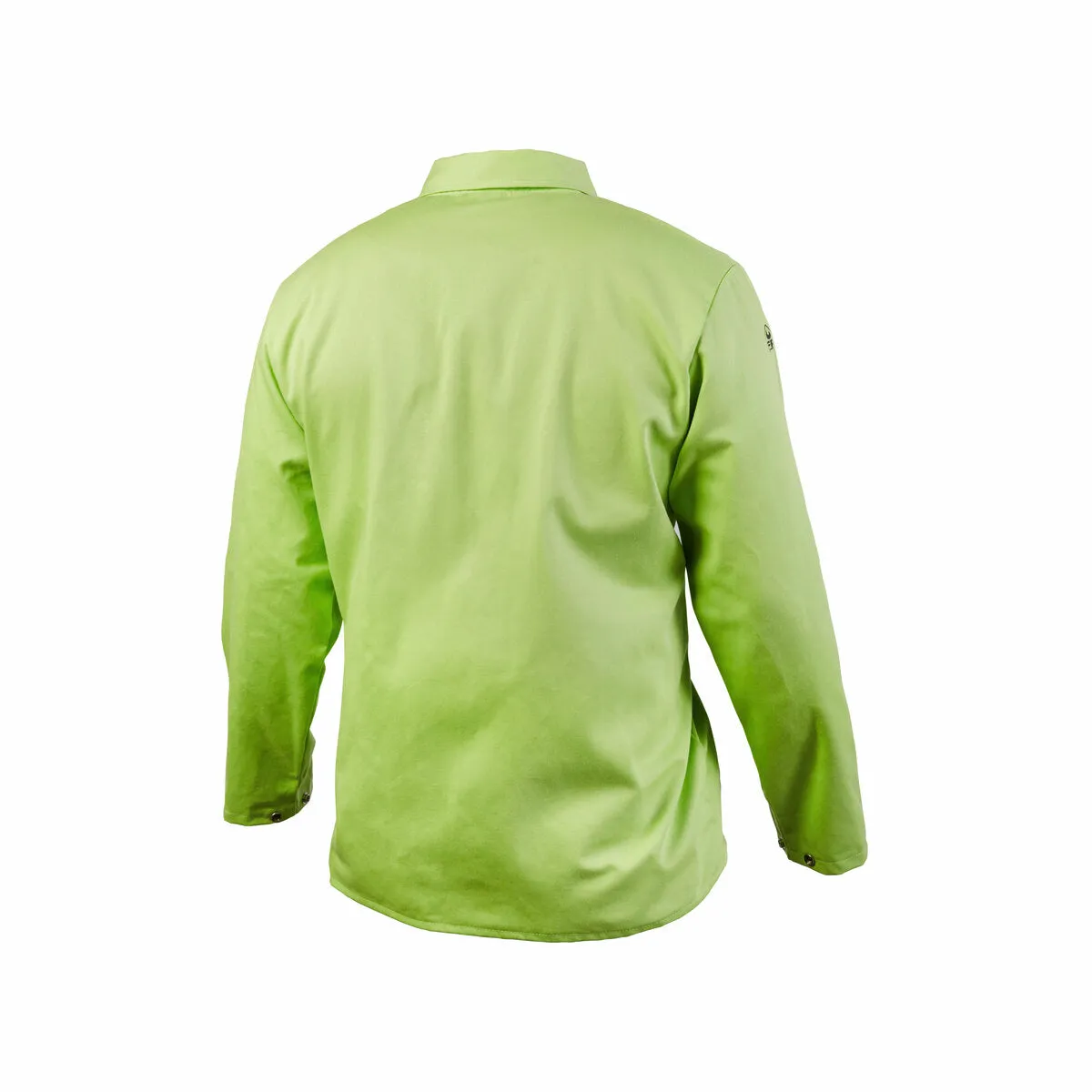 Lincoln Bright FR Cloth Welding Jacket Safety Lime Medium K4689-M