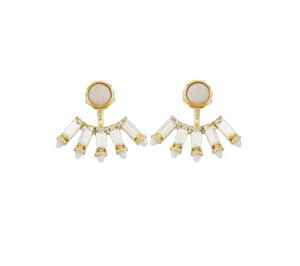 Lionette Chloe Ear Jackets White