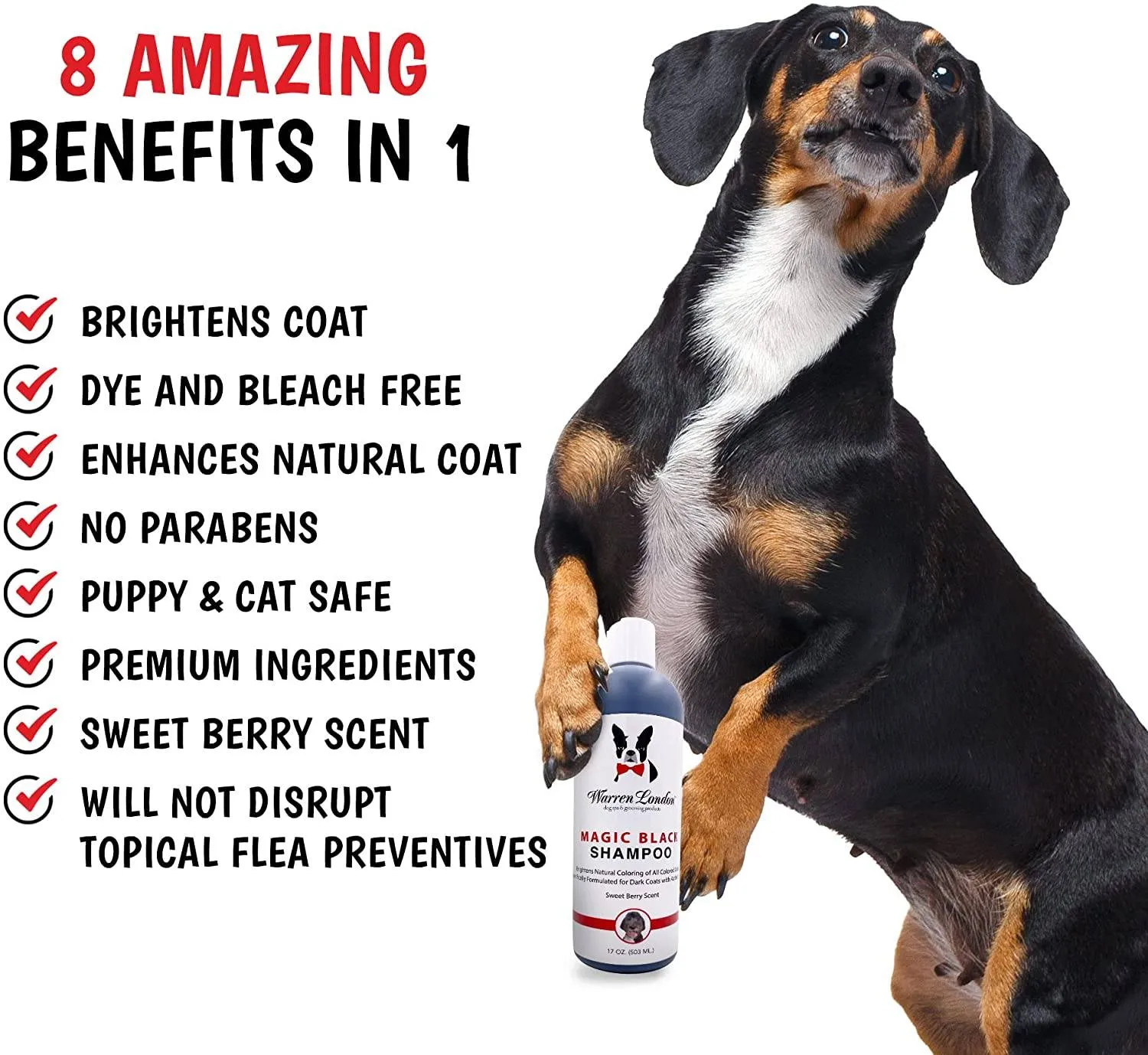 Magic Black Brightening Dog Shampoo