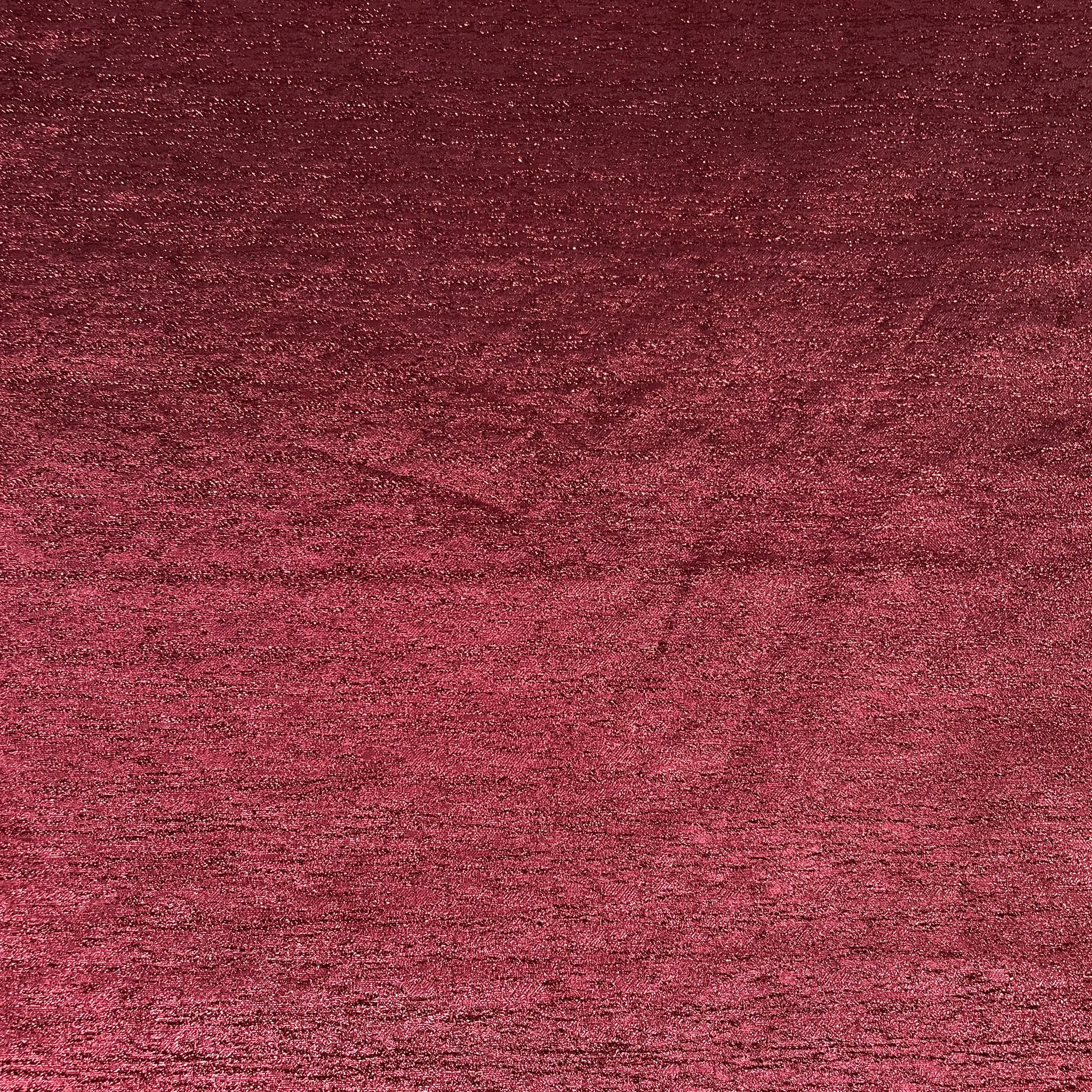 Maroon Solid Shimmer Brocade Jacquard Fabric