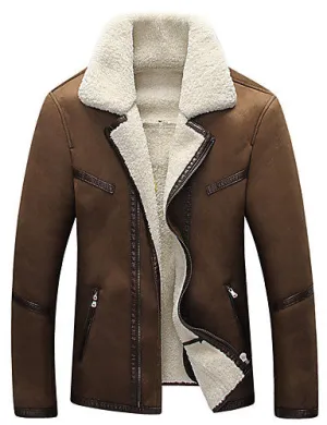 Men's Plus Size Vintage Leather Jackets