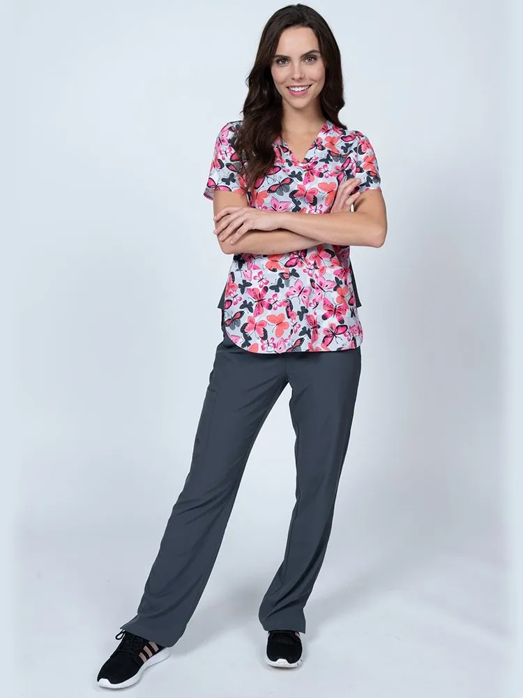 Meraki Sport Women's Print Scrub Top | Enchanted Spirit