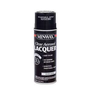 Minwax Satin Clear Oil-Based Lacquer 12 oz