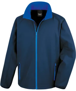 Navy/Royal - Core printable softshell jacket