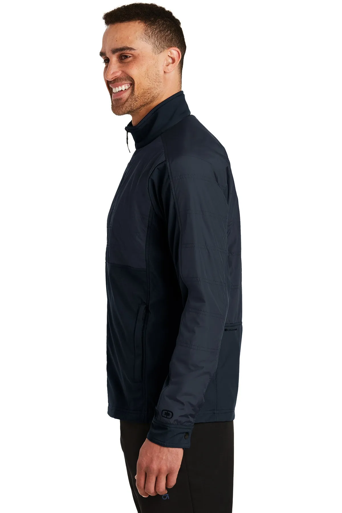 OGIO ENDURANCE Brink Custom Soft Shell Jackets, Propel Navy