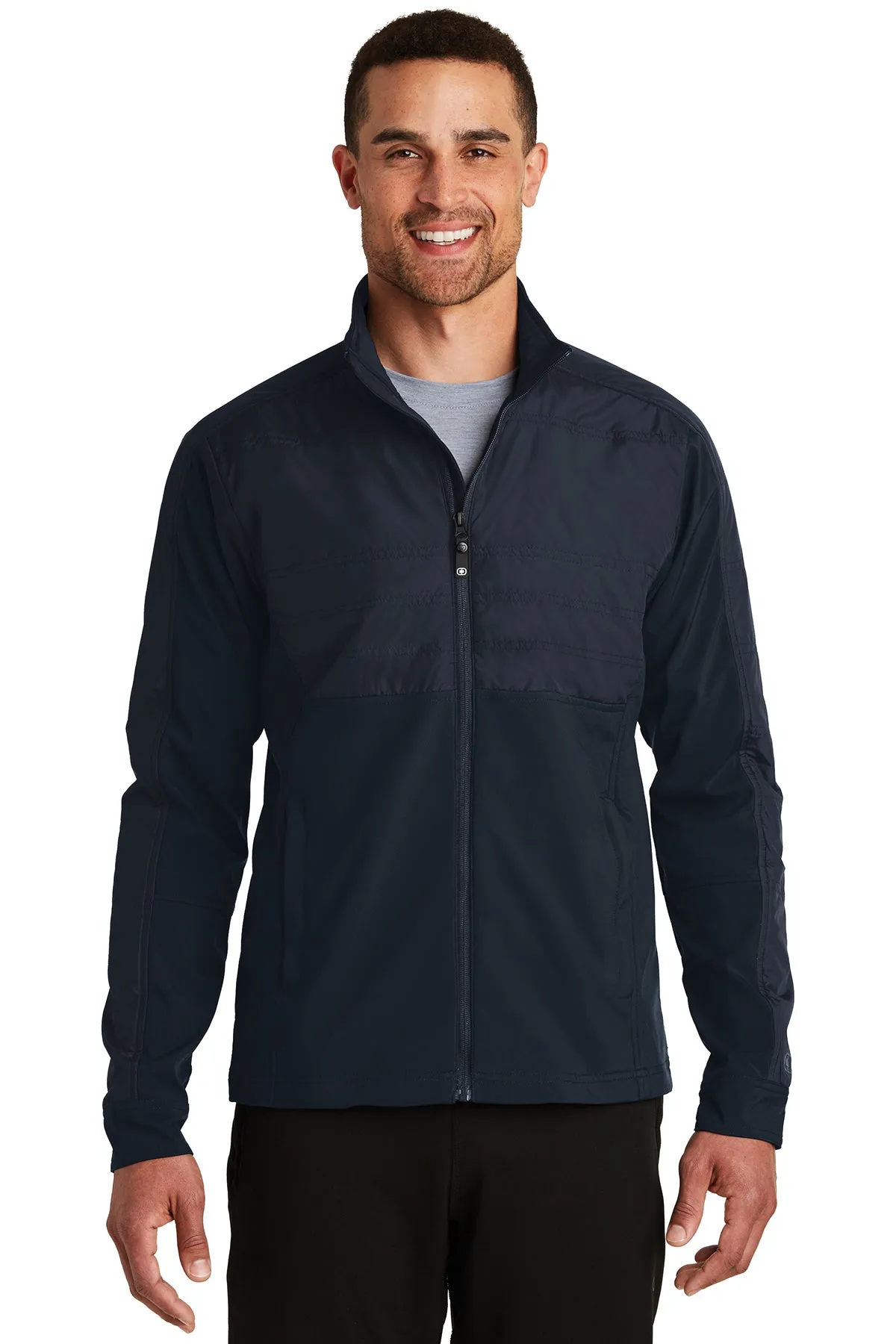 OGIO ENDURANCE Brink Custom Soft Shell Jackets, Propel Navy