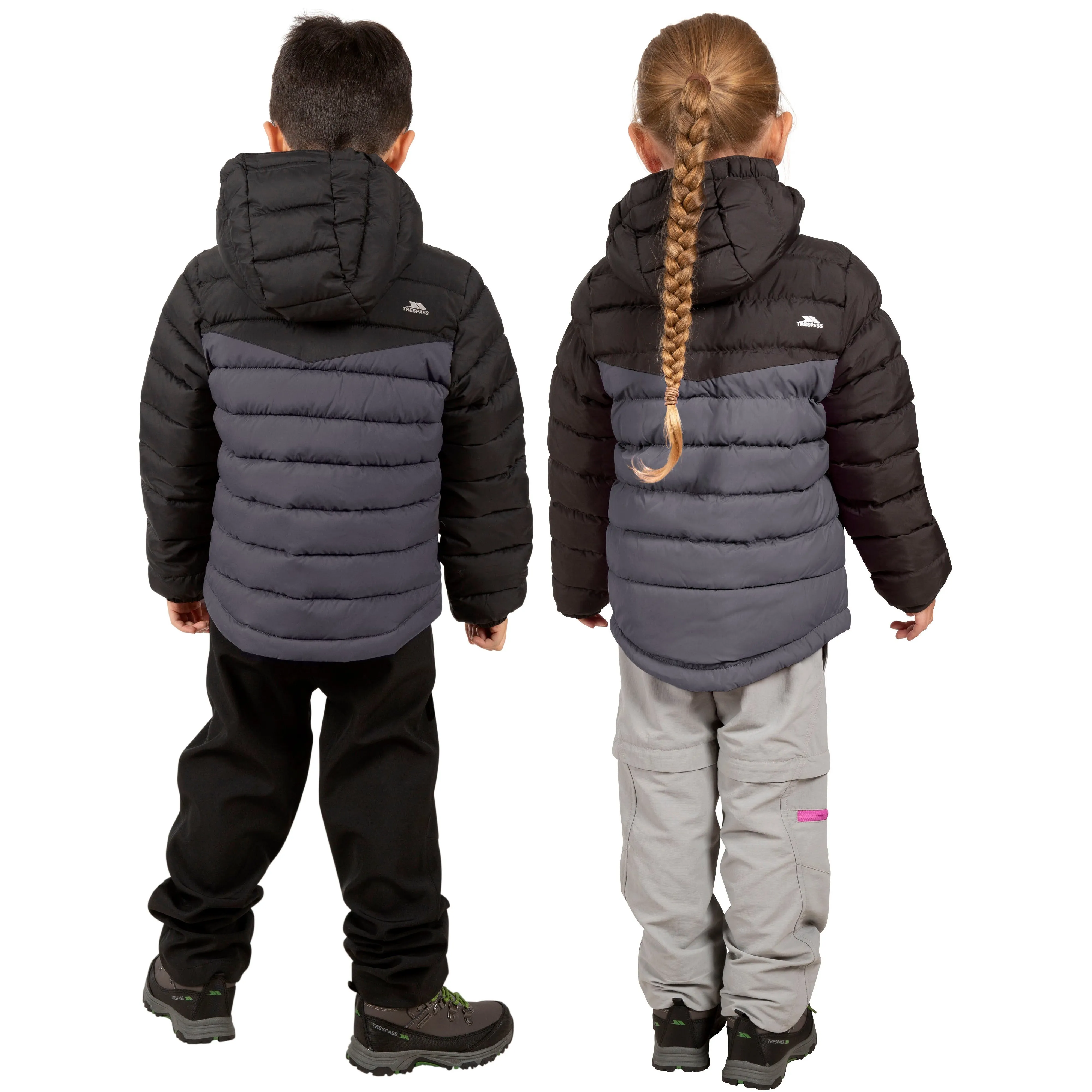 Oskar Kids Padded Jacket - Black