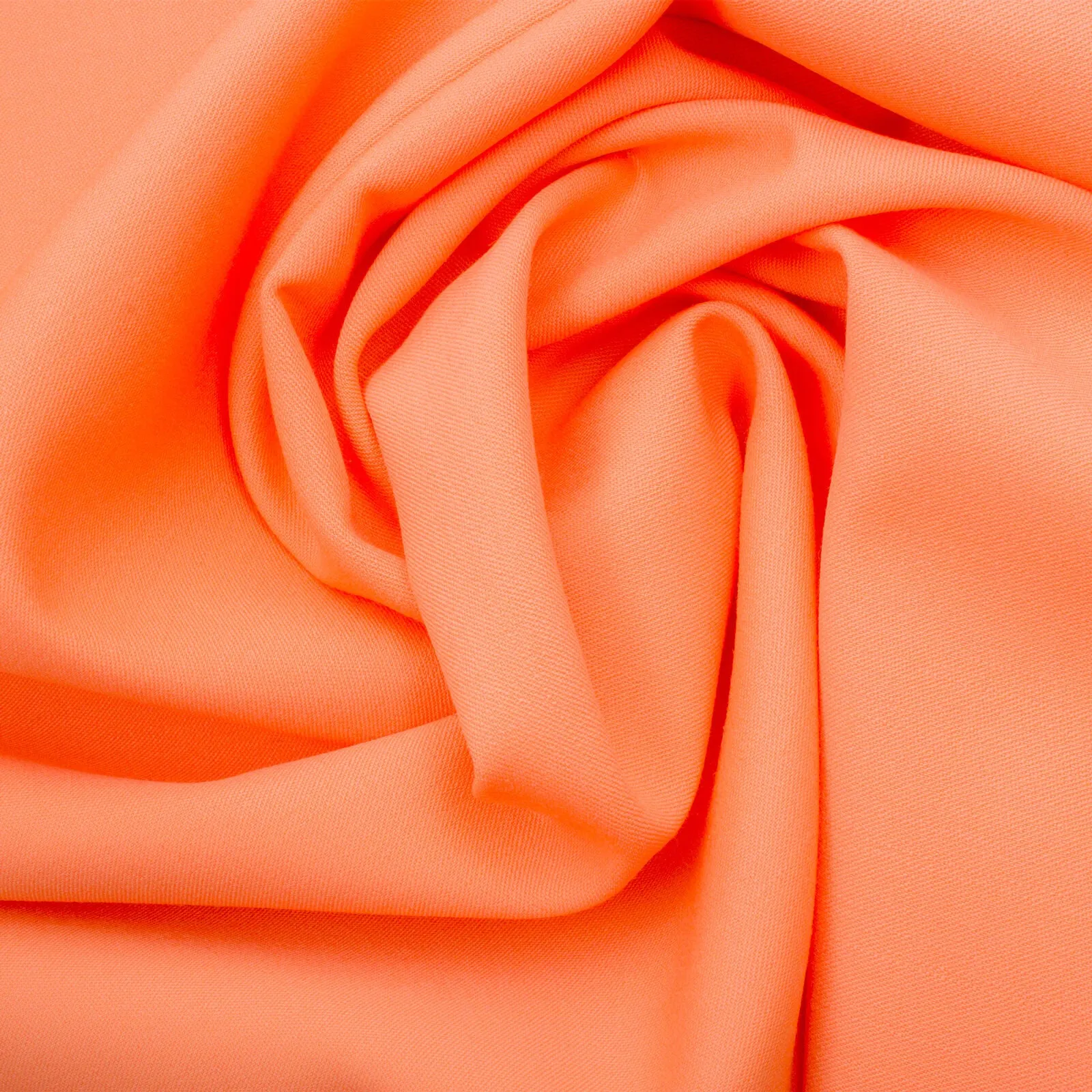 Peach Stretch Wool Gaberdine