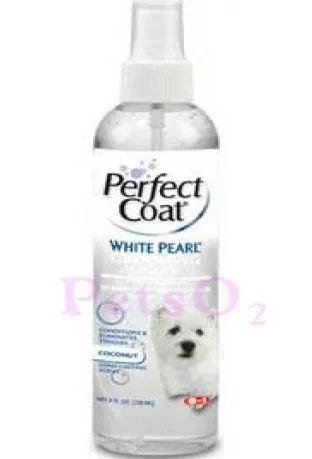 Perfect Coat White Pearl Grooming Spray For Dogs 8oz